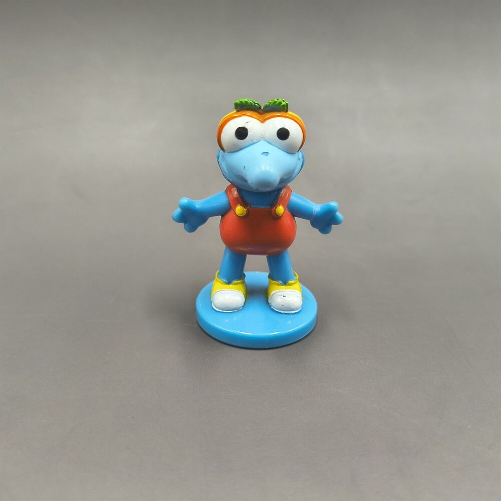 Vintage Muppet Babies Gonzo PVC Figure 1985 Jim Henson Cake Topper Toy 2"